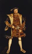 Hans holbein the younger Portrait of Henry VIII oil painting reproduction